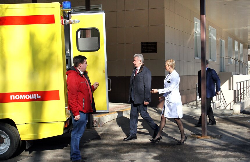 Сергей Собянин посетил Перинатальный центр ГКБ №70 13 фото