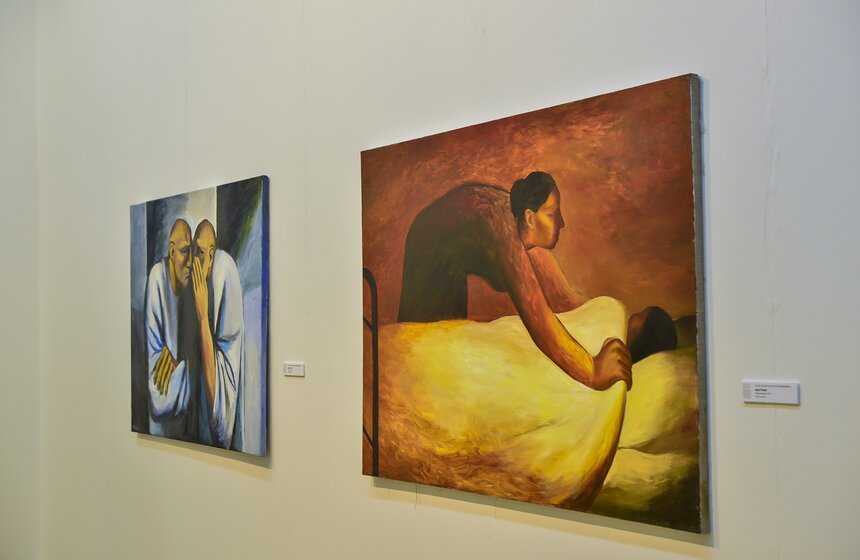 В ЦДХ открылся международный художественный салон "Люди и мир" 22 фото