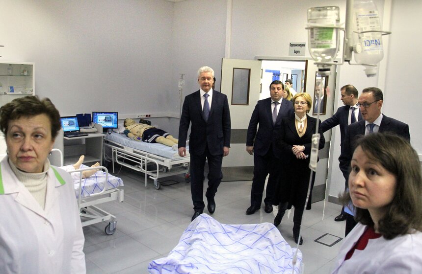 Мэр Москвы посетил Первый медицинский университет имени Сеченова 20 фото