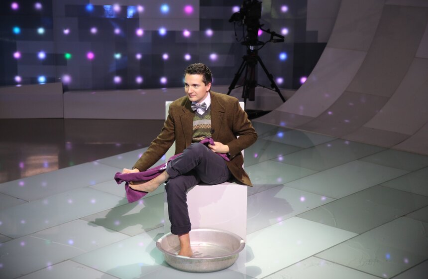 Театр "Альтерум" выступил с пантомимой на канале "Москва 24" 2 фото