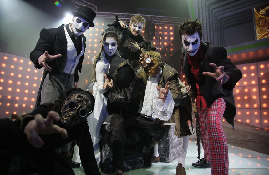 Театр "Альтерум" выступил с пантомимой на канале "Москва 24" 26 фото