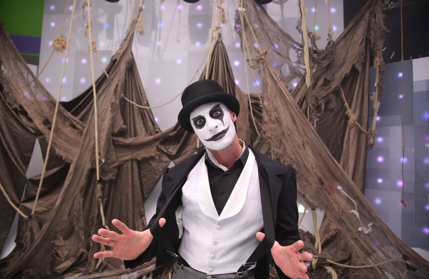 Театр "Альтерум" выступил с пантомимой на канале "Москва 24" 8 фото