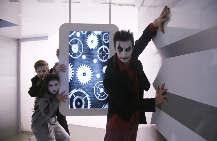 Театр "Альтерум" выступил с пантомимой на канале "Москва 24" 11 фото