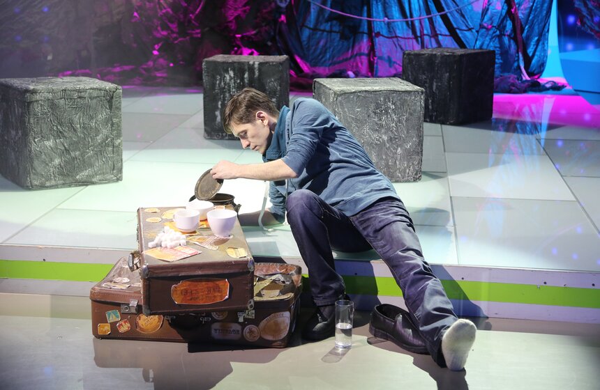 Театр "Альтерум" выступил с пантомимой на канале "Москва 24" 14 фото