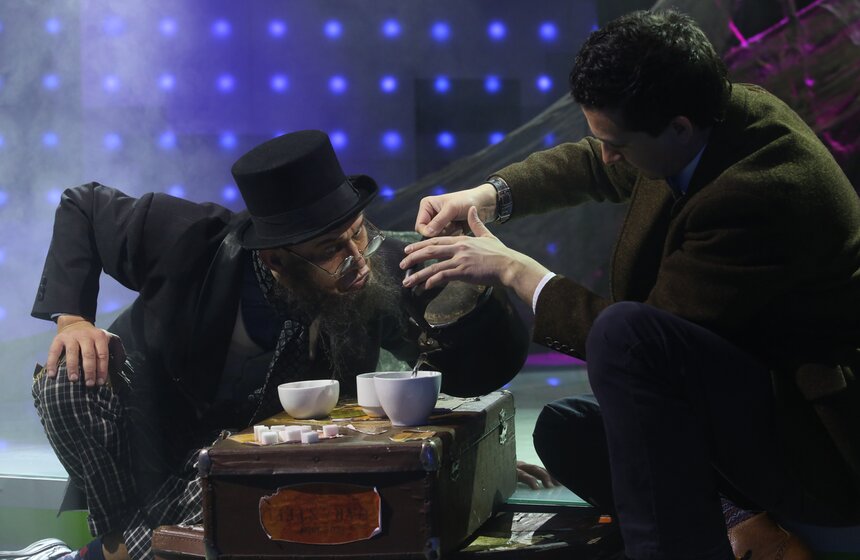 Театр "Альтерум" выступил с пантомимой на канале "Москва 24" 17 фото