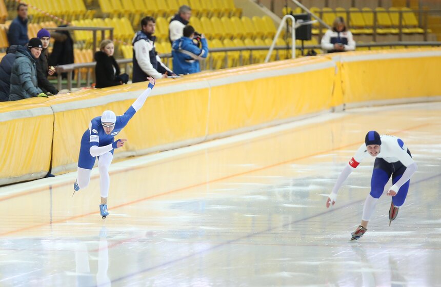 В столице завершился чемпионат России по конькобежному спорту 13 фото