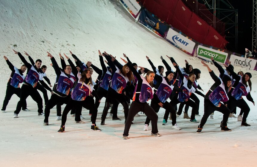 В Москве прошел этап кубка мира по лыжной акробатике 2 фото