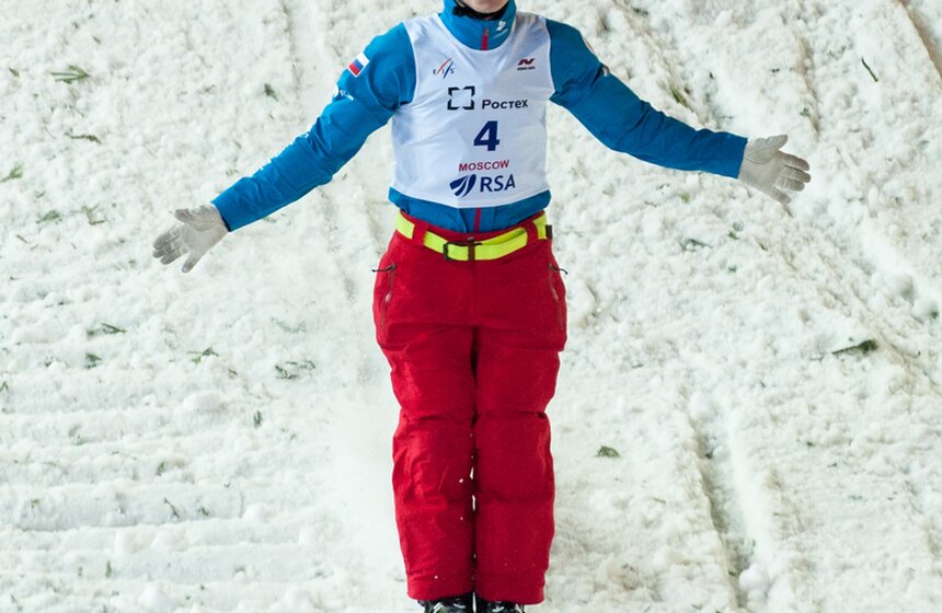 В Москве прошел этап кубка мира по лыжной акробатике 19 фото