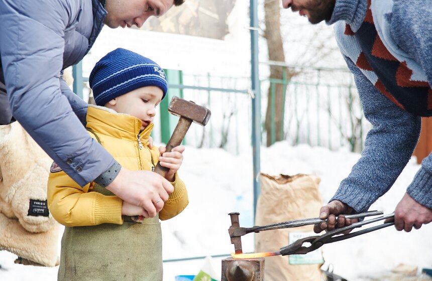 В Коломенском попрощались с Масленицей 13 фото