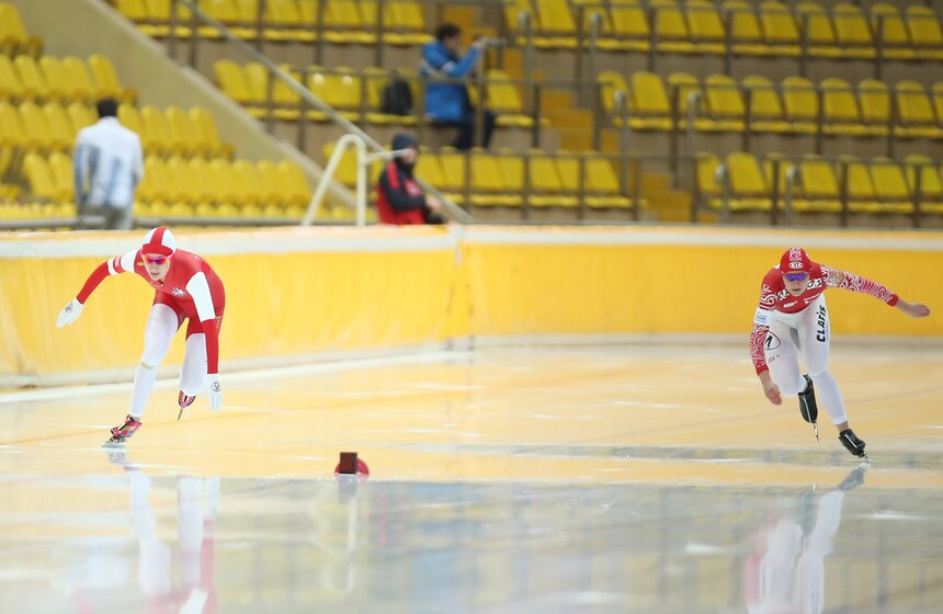 В столице завершился чемпионат России по конькобежному спорту 18 фото
