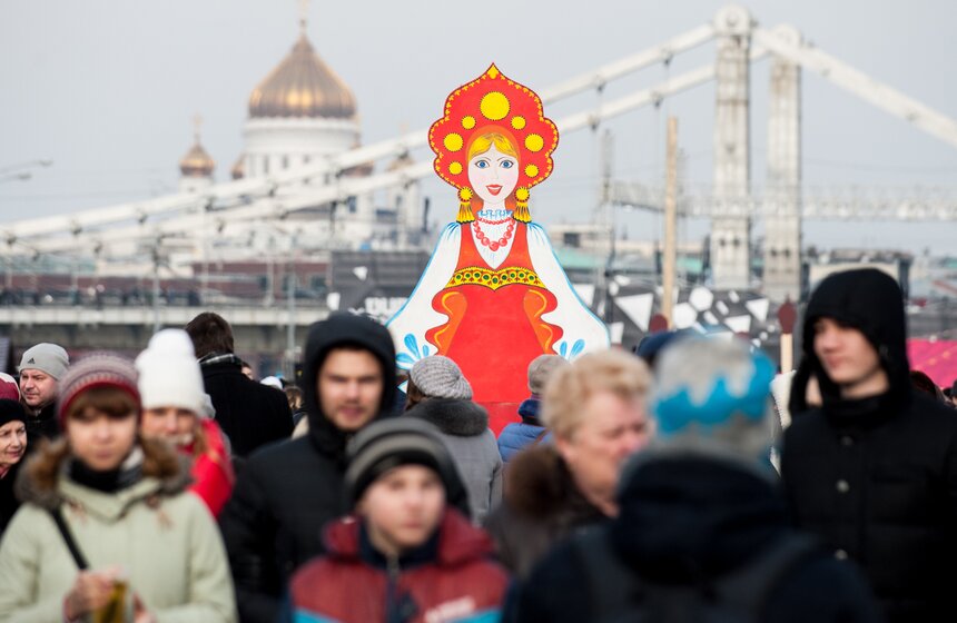 В Парке Горького прошла блинная ярмарка 1 фото