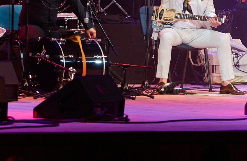 Эмир Кустурица и Горан Брегович дали совместный концерт в Кремле 4 фото