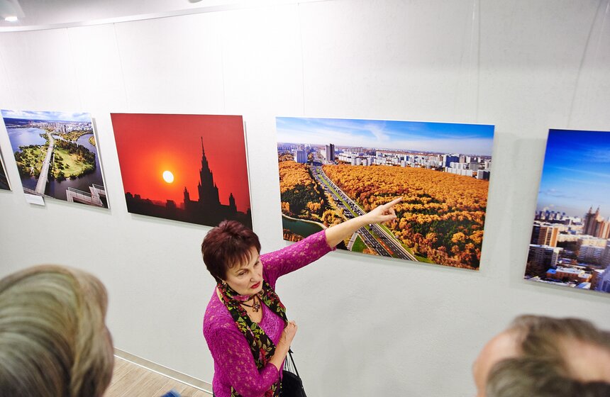 В "Доме на Брестской" открылась фотовыставка "Москва с высоты…" 19 фото