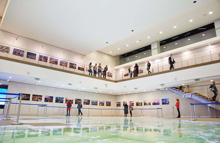 В "Доме на Брестской" открылась фотовыставка "Москва с высоты…" 20 фото