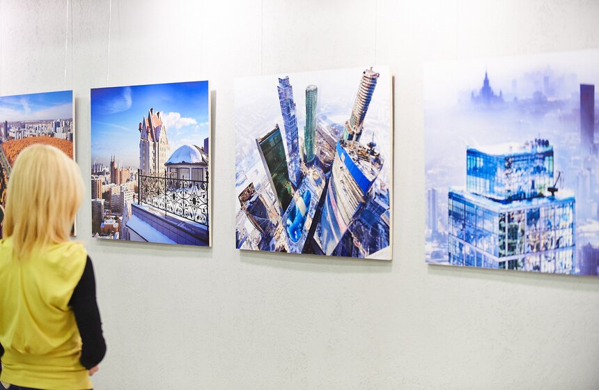 В "Доме на Брестской" открылась фотовыставка "Москва с высоты…" 9 фото