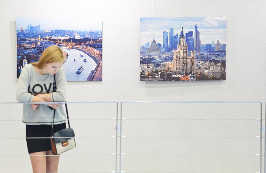 В "Доме на Брестской" открылась фотовыставка "Москва с высоты…" 11 фото