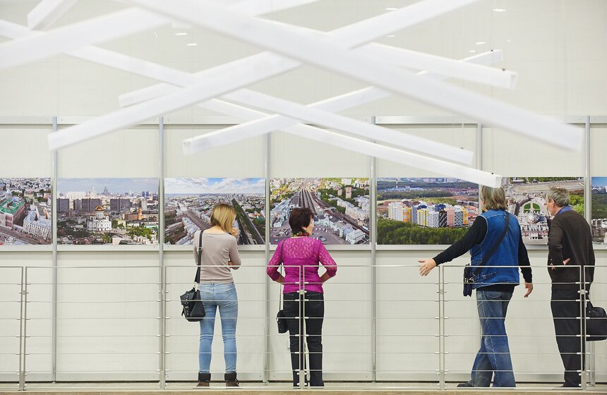 В "Доме на Брестской" открылась фотовыставка "Москва с высоты…" 13 фото