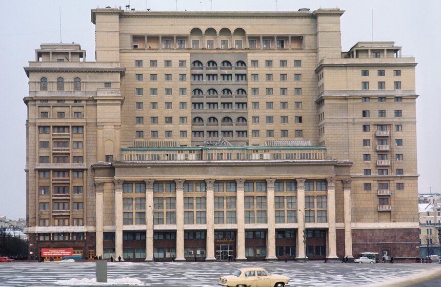 Гостиница «Москва», 1971 год. Фото: ТАСС/Виктор Великжанин