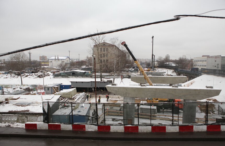 Реконструкцию Коптевского путепровода завершат в декабре 7 фото