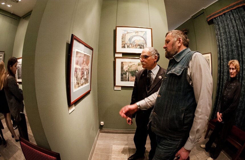 В школе Андрияки открылась выставка "История России" 9 фото