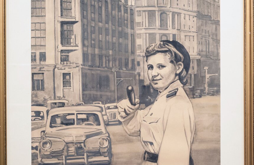 В школе Андрияки открылась выставка "История России" 21 фото