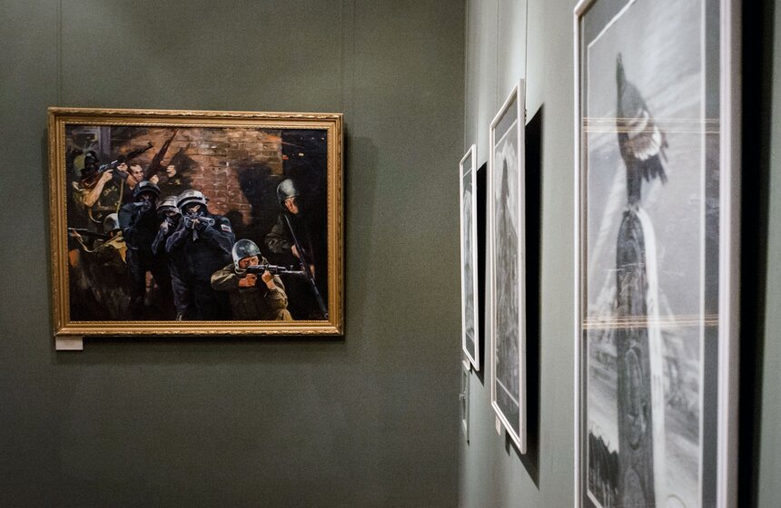 В школе Андрияки открылась выставка "История России" 1 фото