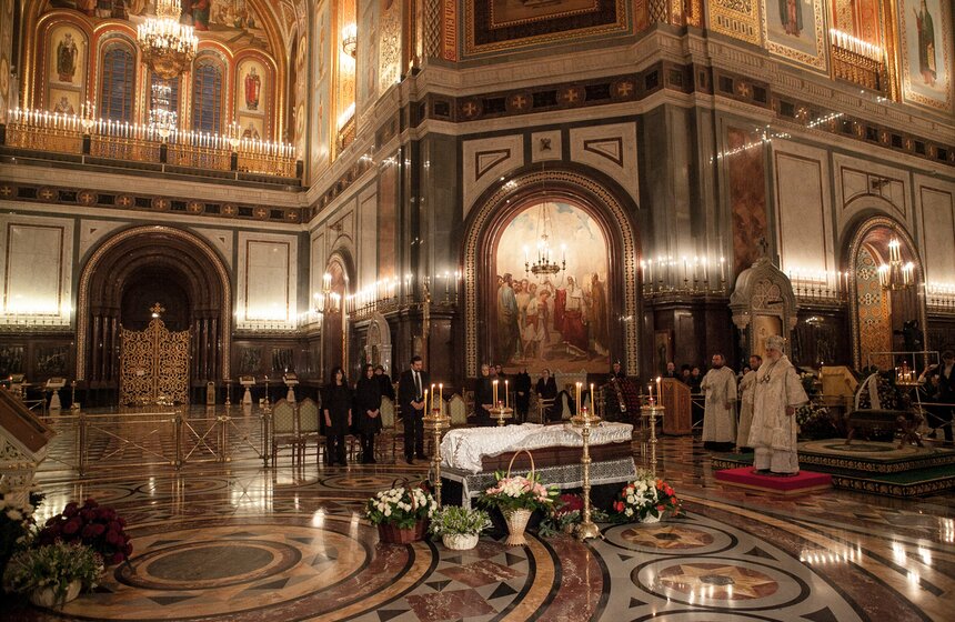 Москва простилась с оперной певицей Галиной Вишневской 1 фото