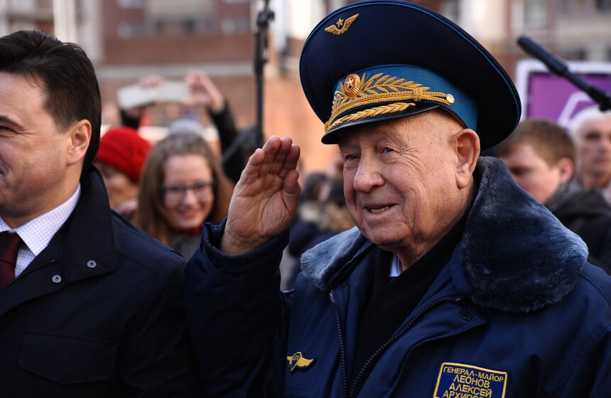 Алексей Леонов открыл Аллею космонавтов в Красногорске 14 фото
