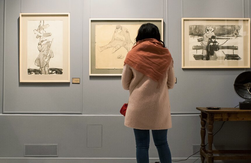 В галерее ARTSTORY открылась выставка "Война участвует во мне" 12 фото