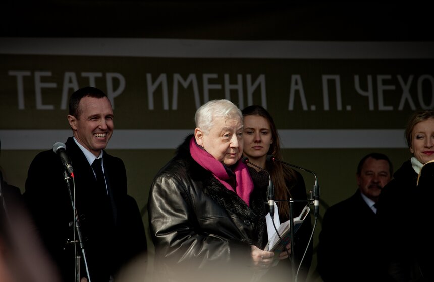 На месте строительства филиала МХТ им. Чехова заложили капсулу 16 фото