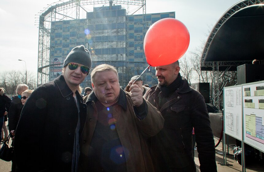 На месте строительства филиала МХТ им. Чехова заложили капсулу 19 фото