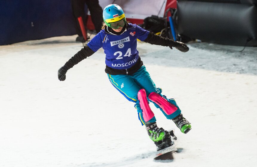 В Крылатском прошел этап Кубка мира по сноуборду 14 фото