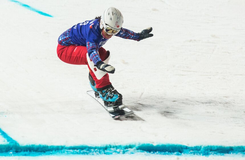 В Крылатском прошел этап Кубка мира по сноуборду 17 фото