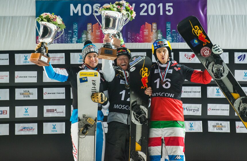 В Крылатском прошел этап Кубка мира по сноуборду 25 фото