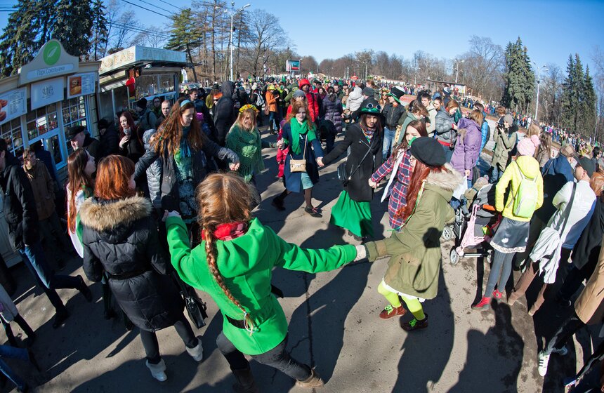 В парке "Сокольники" прошел ирландский карнавал 21 фото