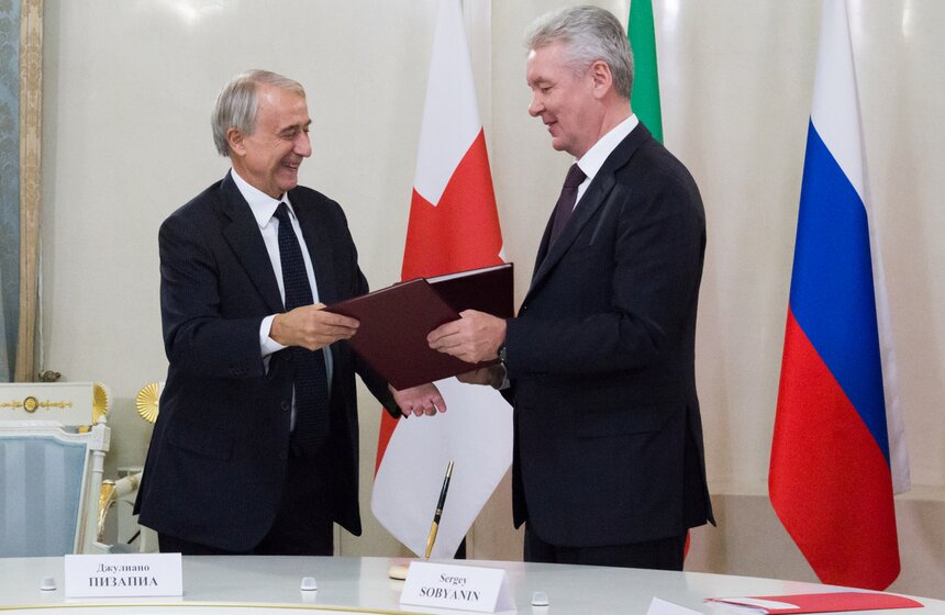 Мэры Москвы и Милана подписали Меморандум о сотрудничестве 12 фото