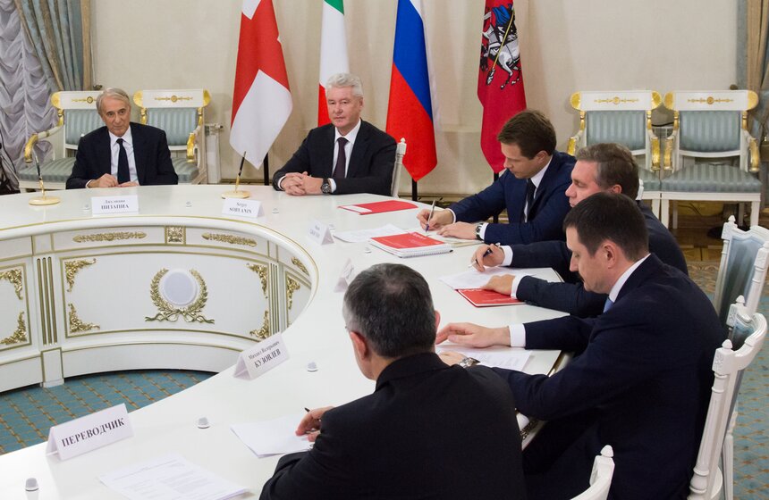 Мэры Москвы и Милана подписали Меморандум о сотрудничестве 15 фото