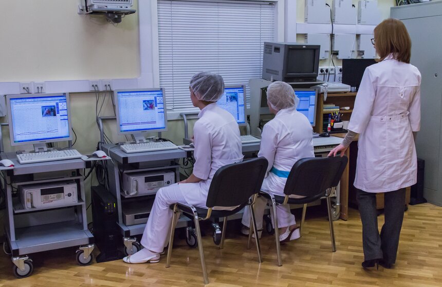 Мэр осмотрел Научно-практический центр медпомощи детям 18 фото