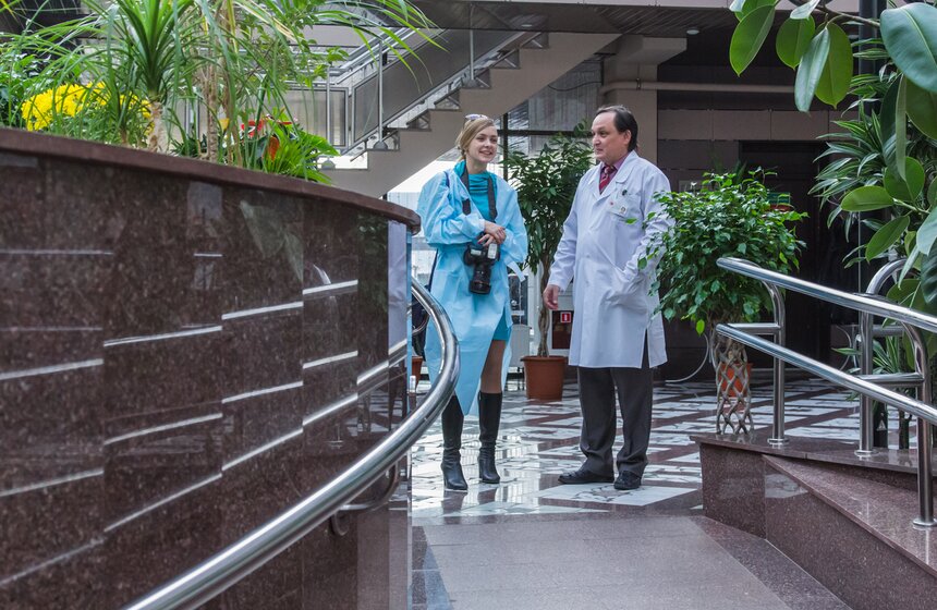 Мэр осмотрел Научно-практический центр медпомощи детям 12 фото