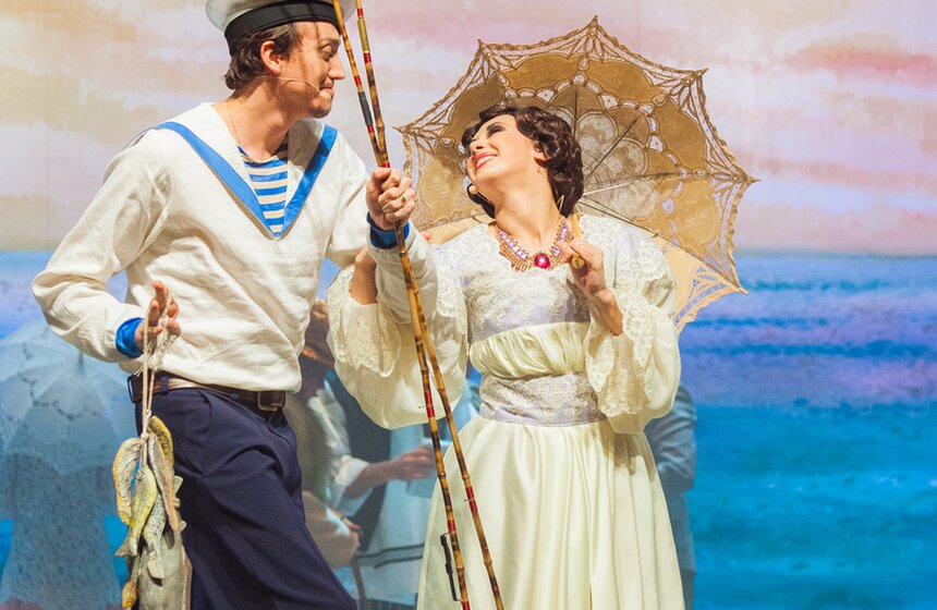 В театре "Русская песня" поставили мюзикл "Однажды в Одессе" 9 фото