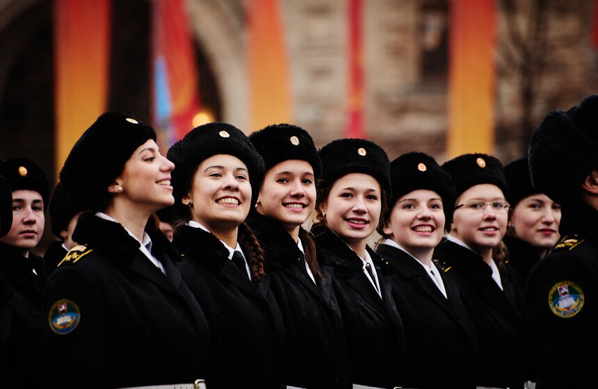 Марш в честь парада 1941 года прошел на Красной площади 14 фото