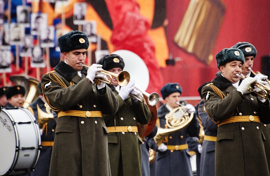 Марш в честь парада 1941 года прошел на Красной площади 21 фото