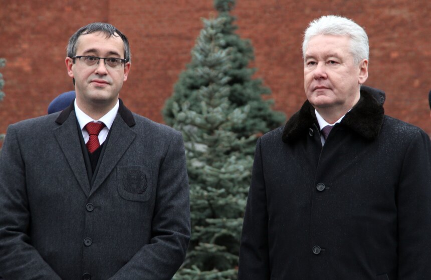 Мэр Москвы возложил цветы к Могиле Неизвестного Солдата 12 фото