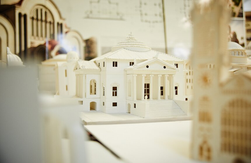 В ГУЗе состоялась выставка творческих работ молодых архитекторов 14 фото