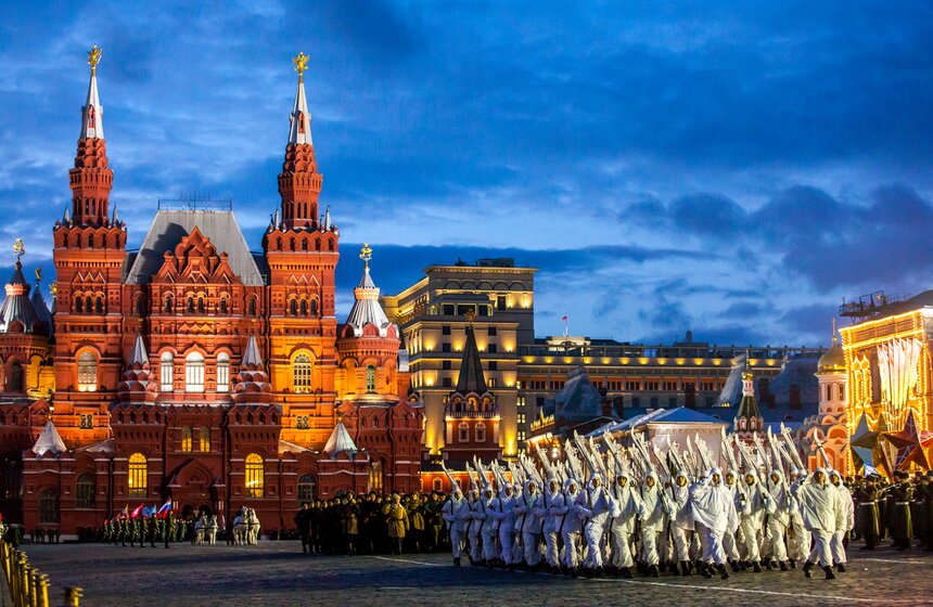 На Красной площади отрепетировали торжественный марш 7 ноября 10 фото
