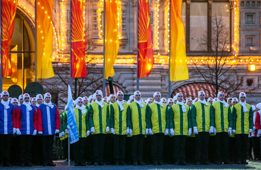 На Красной площади отрепетировали торжественный марш 7 ноября 21 фото