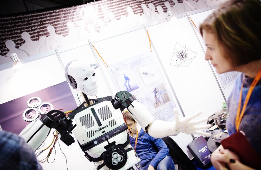 В Москве открылась выставка Robotics Expo 19 фото