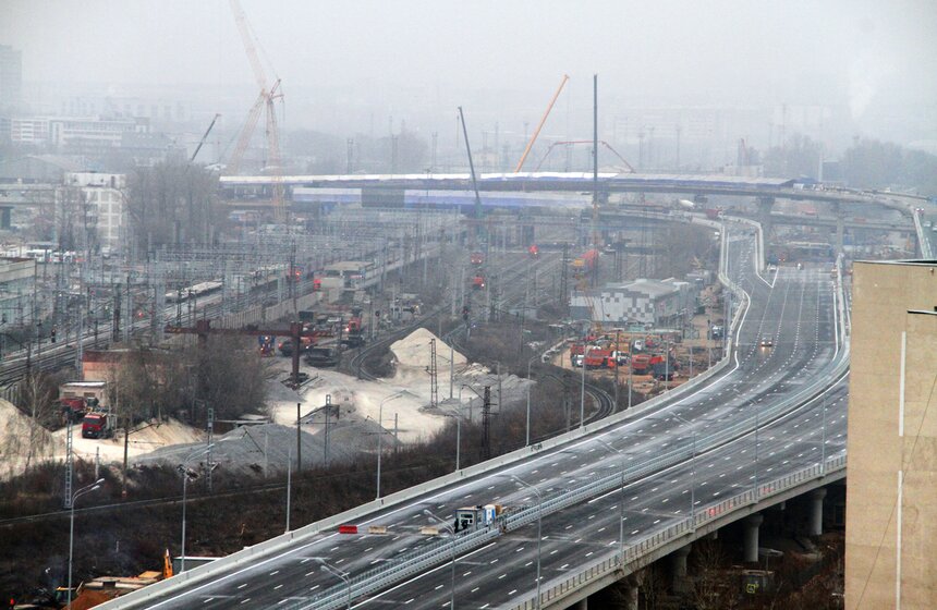 Мэр Москвы посетил строительство трассы от Бусиновской развязки 2 фото