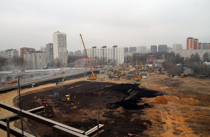 Мэр Москвы посетил строительство трассы от Бусиновской развязки 11 фото