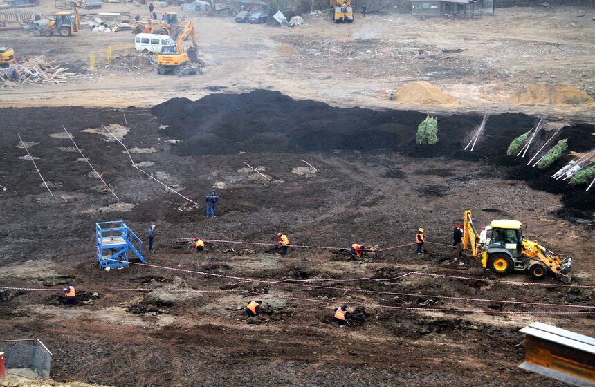 Мэр Москвы посетил строительство трассы от Бусиновской развязки 15 фото